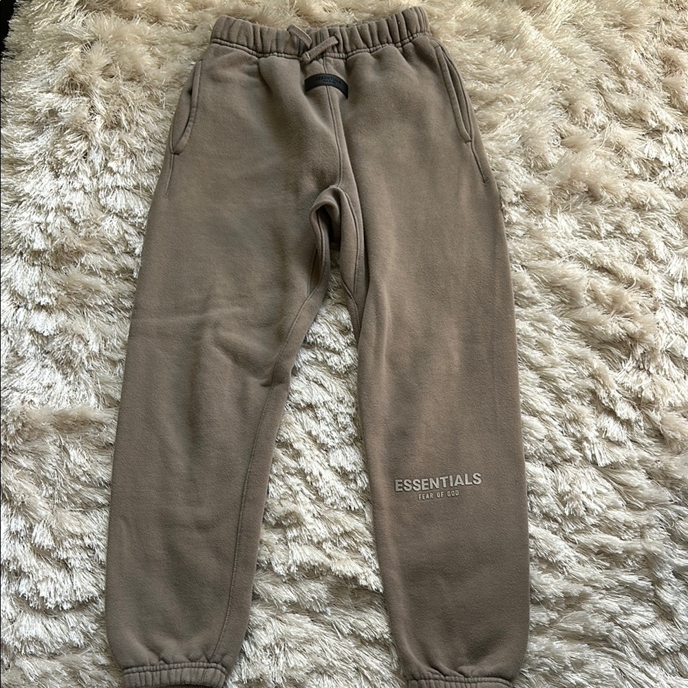 Essentials Kids Tan Jogger Pants